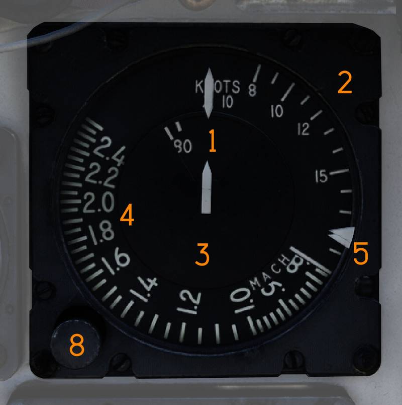 Airspeed Mach Indicator