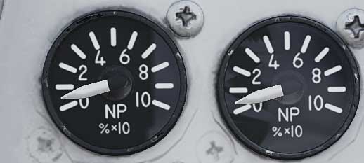 Exhaust Nozzle Position Indicator