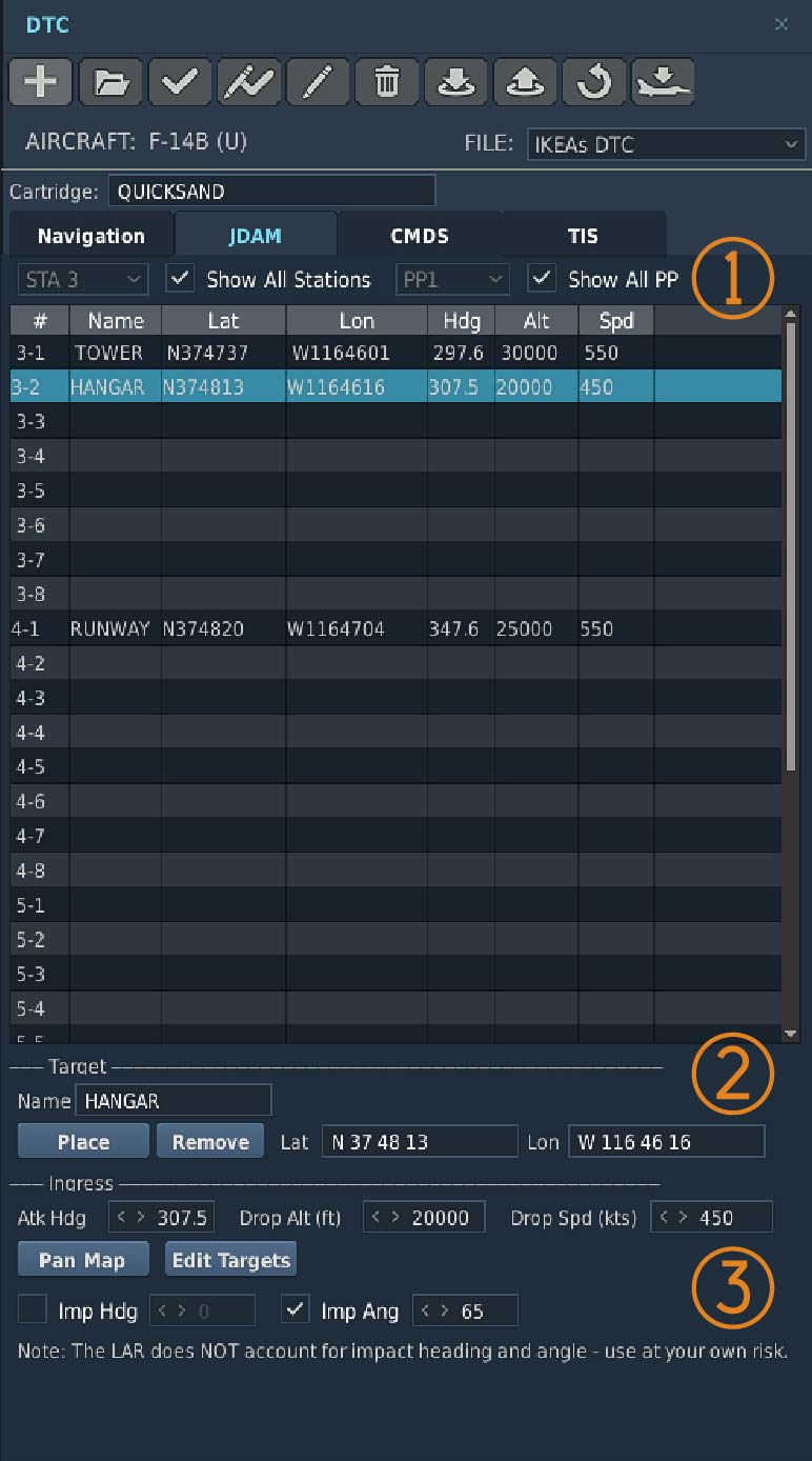 JDAM Pre Planning