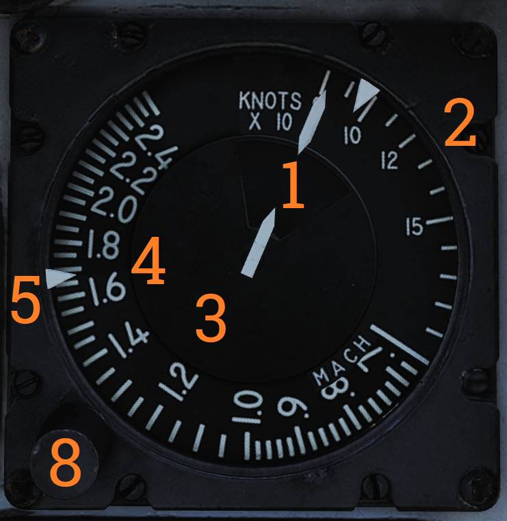 Airspeed Mach Indicator