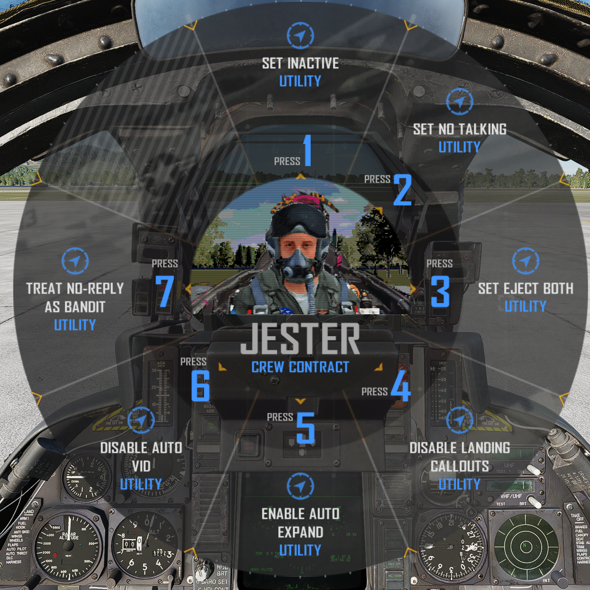 Crew Contract Utility Main Menu