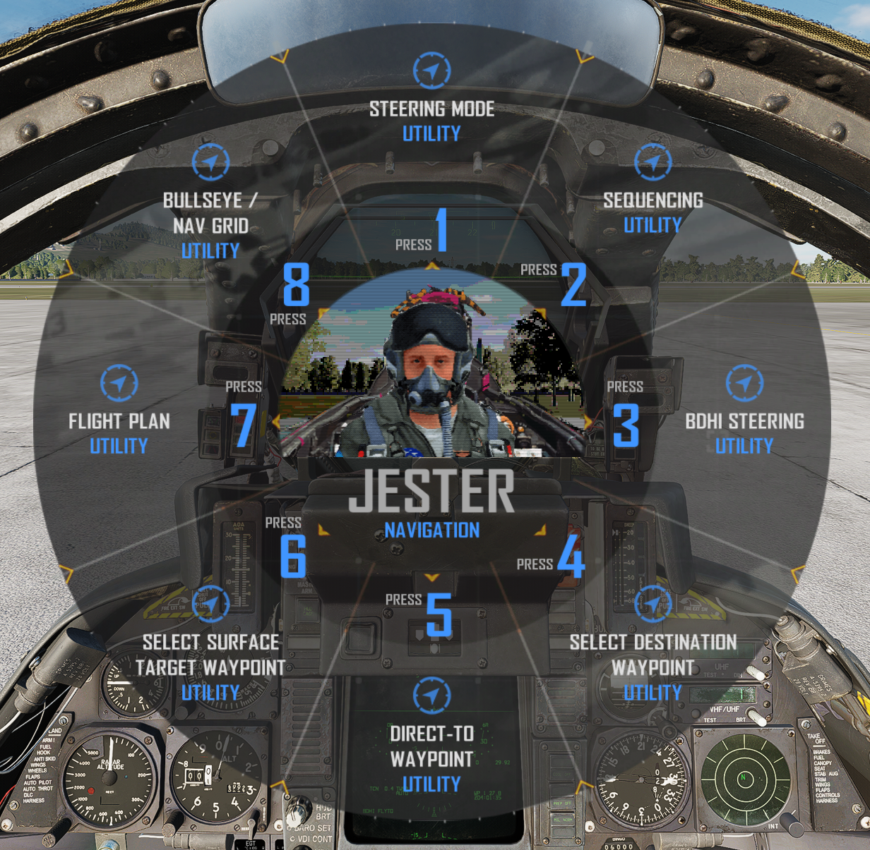 Navigation Utility Main Menu