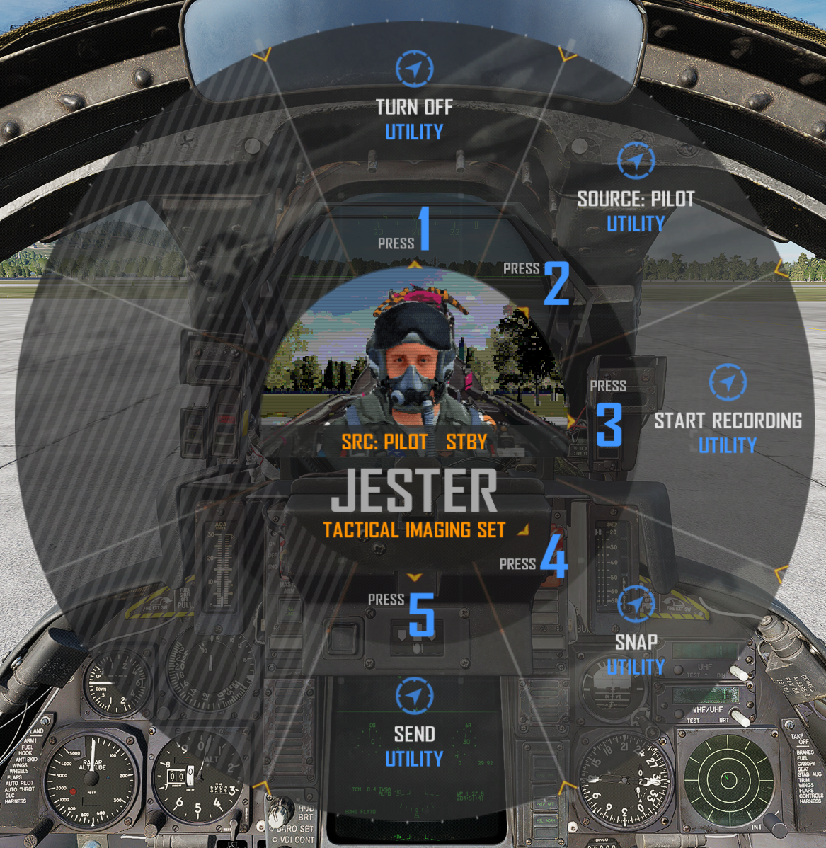 Tactical Imaging Set Utility Main Menu