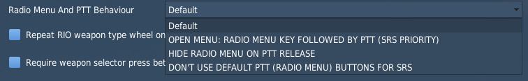Radio Menu