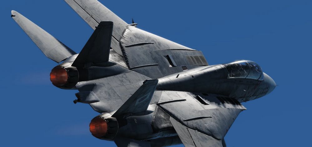 F14 from behind